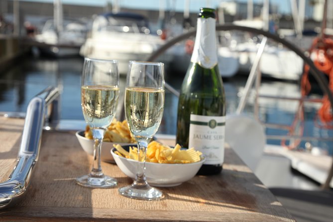 Private Tour: Romantic Sailing Tour from Barcelona - Leaving Port Olimpic on a private boat