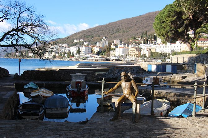 Private walking tour Opatija -Romantic spotlight of the Adriatic - The Maiden With the Seagull on the waterfront