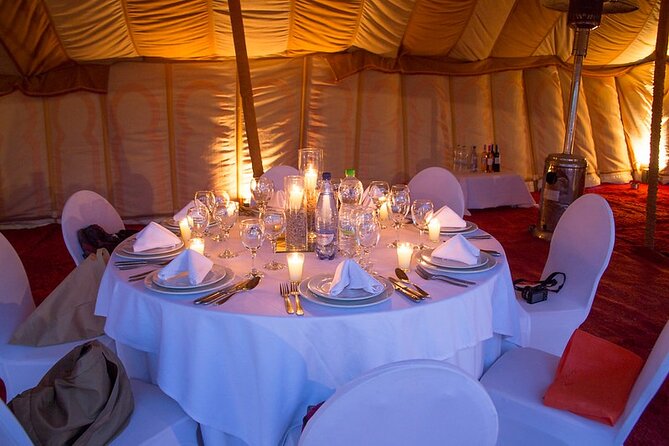 Quads, Camels & Sunset dinner in the Desert with Pick Up - Camel riding across the desert