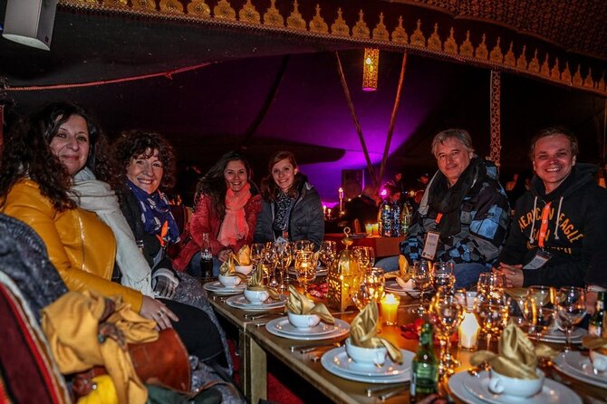 Quads, Camels & Sunset dinner in the Desert with Pick Up - Mint tea in a traditional Berber tent