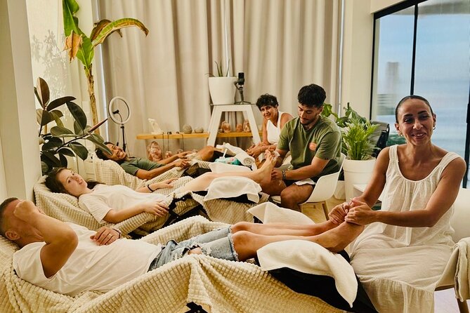 Reflexology Couples Workshop in Crete - The 45-minute basic techniques class