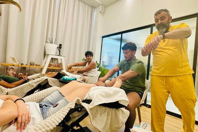 Reflexology Couples Workshop in Crete - Reflex zones and the 30-minute history lesson