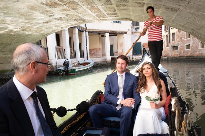 Renew your wedding vows on a romantic gondola - Roses, certificate, and photography choices