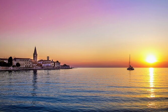 Romantic Boat Trip with Dolphin Watching - Watching Poreč from the water