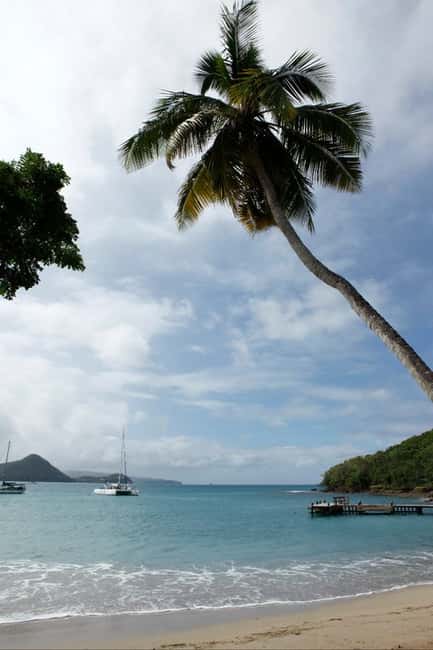 Romantic Caribbean Sunset Cruise - Finding the best place on the catamaran