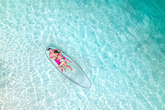 Romantic Clear Kayak Drone Photoshoot for Couples Turks & Caicos - What the drone actually captures