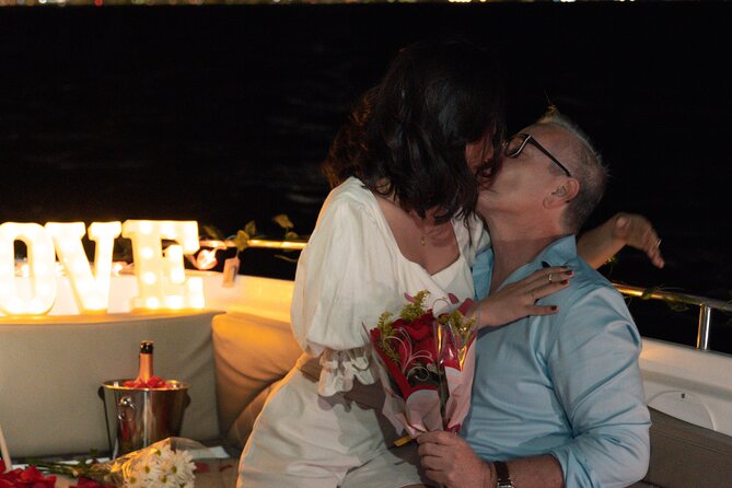 Romantic Date Night in the Bay of Cartagena - The Second Hour: Champagne, Roses, and City Lights