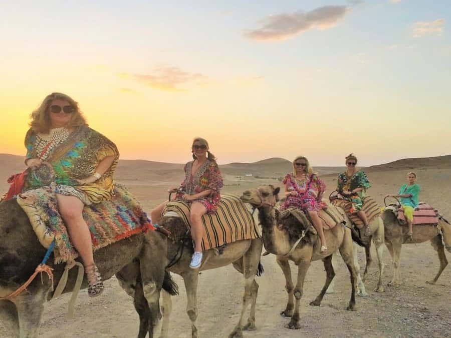 Romantic Dinner & Camel Ride In Agafay Desert - The guide and group size