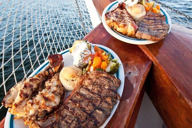 Romantic Dinner in the Spanish Galeon with Sax in Cancun. Lobster & Beef menu. - Boarding at Marina Aquatours