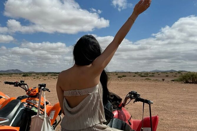 Romantic Dinner with Camel ride and quad bike in Agafay Desert - The Agafay Desert is rocky, not sandy