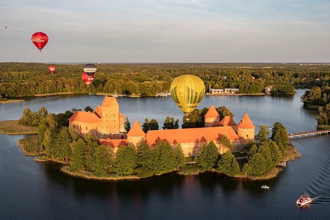 Romantic Hot Air Balloon Flight over Vilnius or Trakai - Vilnius from the basket
