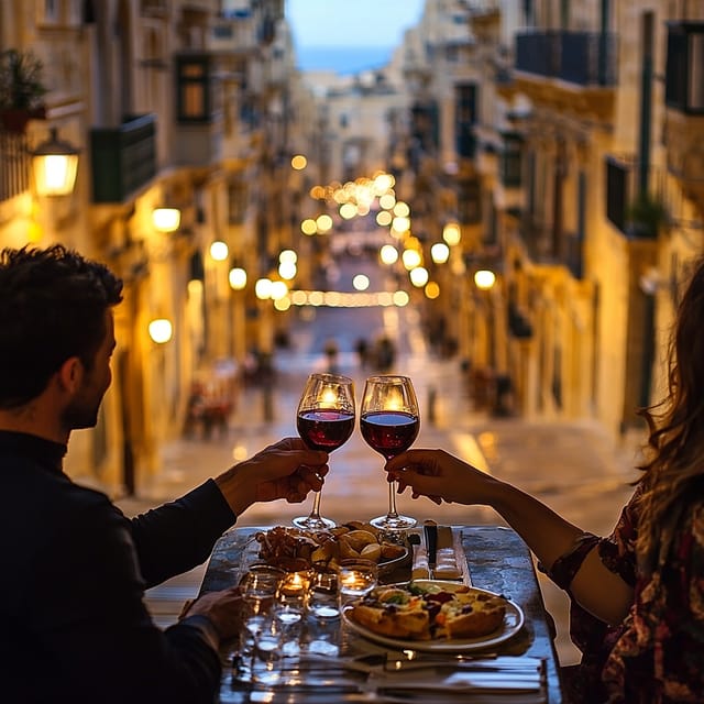 Romantic Italian Cuisine Dinner in Valletta - Dinner on Valletta’s most photogenic staircase