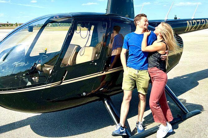 Romantic Miami Helicopter Tour with Champagne - Vizcaya Museum and Gardens from the air