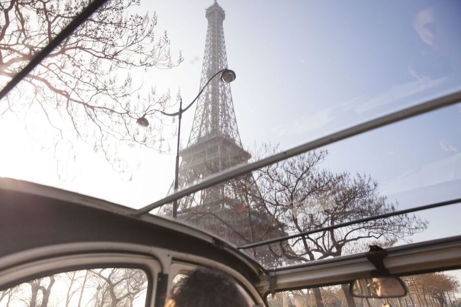 Romantic Paris Vintage Citroën 2CV Tour - Champs-Élysées and the Arc de Triomphe