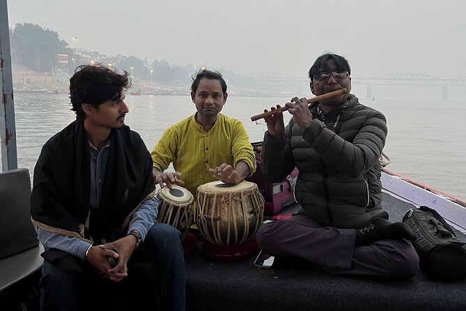 Romantic Sunrise Boat with Live Banaras Gharana Classical music - Manmandir Ghat adds architecture and science