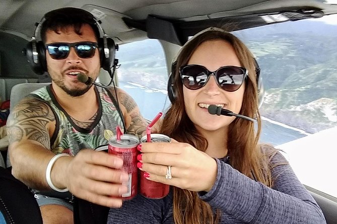 Romantic Sunset Champagne -Private- Maui Air Tour: Intimate & Spectacular! - Big Beach, Wailea, and the south coast