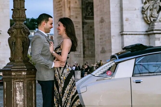 Romantic Tour of Paris in a Vintage Luxury Open-Top French Car - From the Champs-Élysées to the Arc de Triomphe