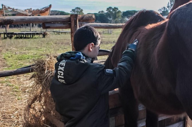Rome : Horseback Riding with meals and wine included - A Roman meal after the ride