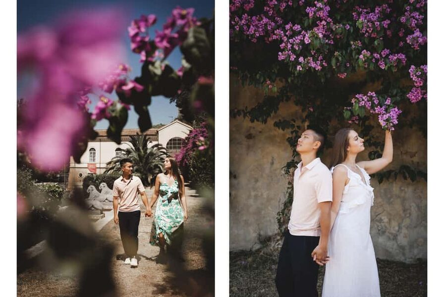 Rome: Romantic Couple Photoshoot at Villa Borghese - Andrea’s approach to posing and comfort
