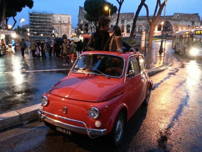 Rome: Romantic Night Tour by Classic Fiat 500 - Piazza Navona, the Pantheon, and Rome after dark