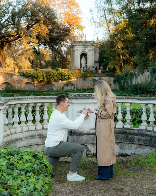 Rome: Romantic Proposal PhotoShoot - Booking details that matter