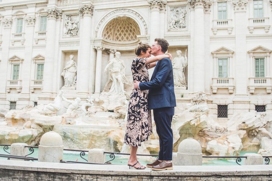 Rome: Romantic Proposal Shooting - Choosing the meeting point in Rome
