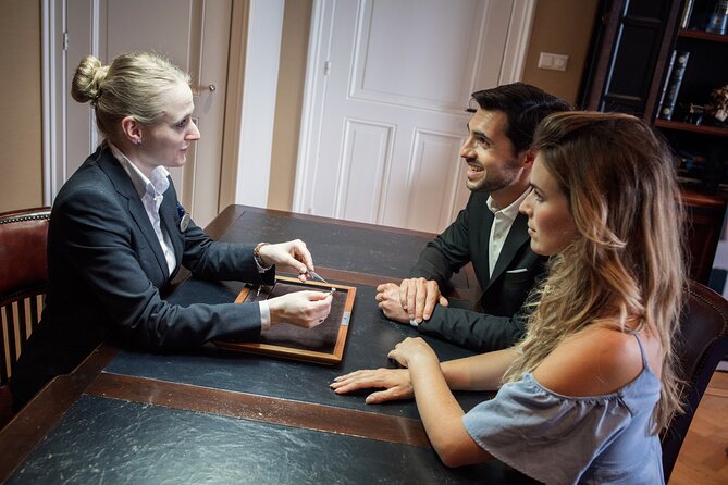 Royal Engagement Experience at Royal Coster Diamonds in Amsterdam - Champagne, goodie bag, and a little ceremony