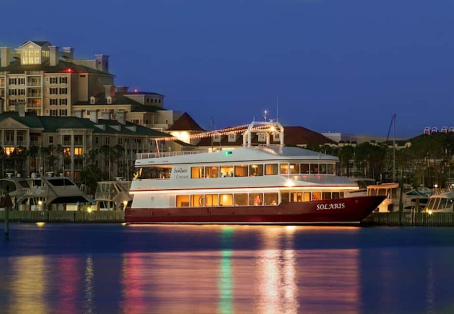 Sandestin: Sunset Dinner Cruise with Live Music - Live music and dancing after dinner