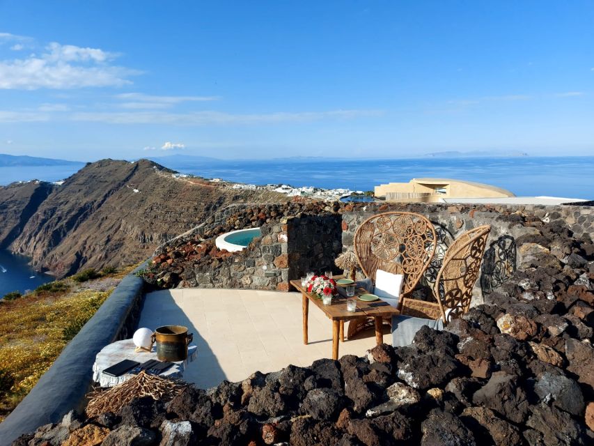 Santorini: Private Romantic Sunset Dinner with Caldera View - Wine, decorations, and extra costs
