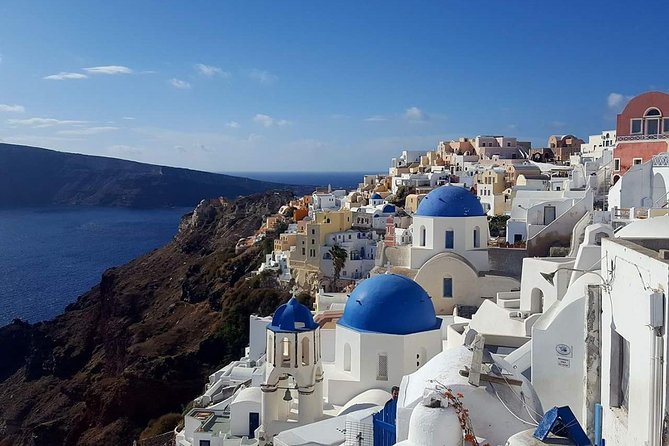 Santorini Private Romantic Tour with Dinner & Wine Tasting - Red Beach in 15 minutes