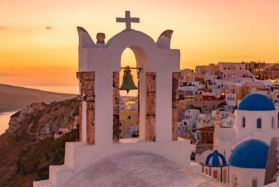 Romantic Sunset Caldera Cruise with Dinner