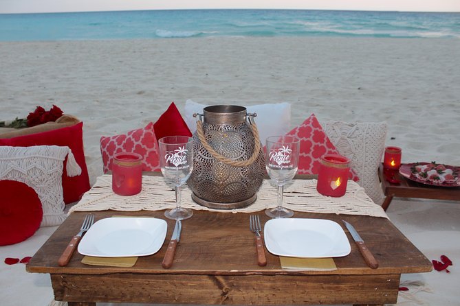 Sunset Beach Proposal - A candlelit proposal on Playa Chacmool