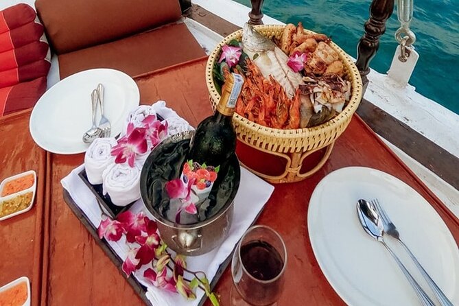 Sunset Dinner Cruise with night Swimming by Luxury Junk Boat - Poda Island for swimming and snorkeling