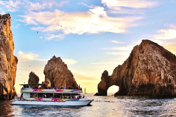 Sunset Dinner Cruise with Tequila & tacos - El Arco and Cabo’s famous rock formations