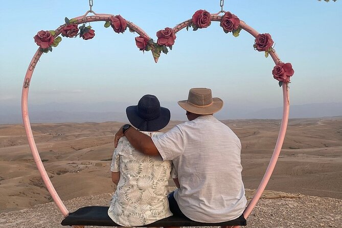 Sunset Dinner in Agafay Desert with show & Transfers - Music, fire, and a simple camp atmosphere