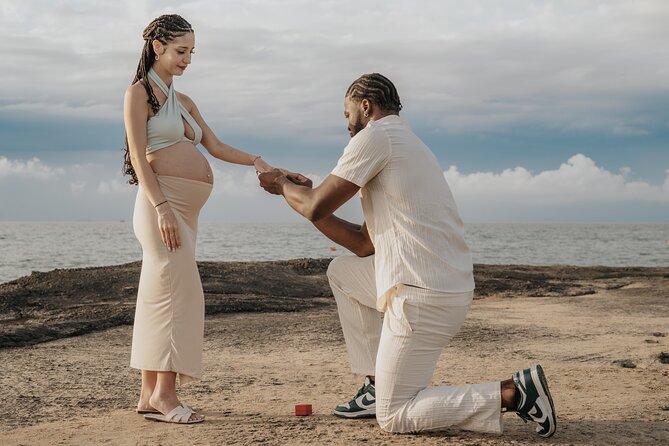Surprise Engagement Photoshoot in Hersonissos - A proposal built around one carefully timed moment