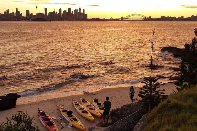 Sydney Harbour Sunset Dinner Paddle - Milk Beach: photos, a swim, and a useful pause