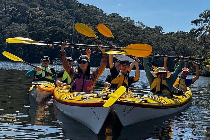 Sydney Harbour Sunset Dinner Paddle - The return paddle in fading light