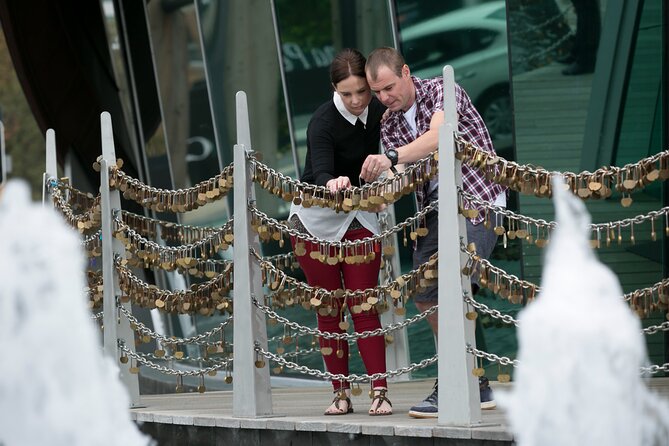 The Romance Package (Bell Tower tour for 2 people, plus personalised Love Lock) - Personalising and collecting the love lock