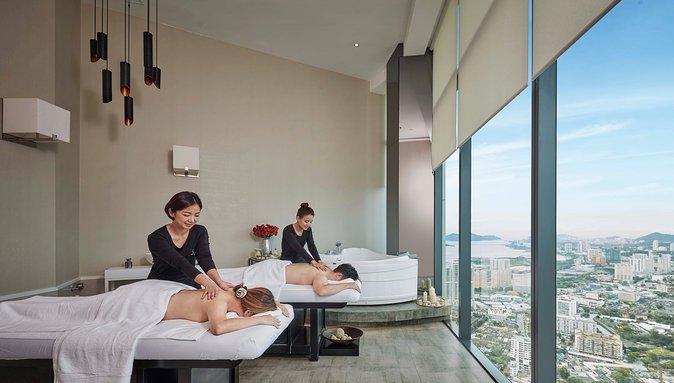 Tower Spa Romance - Only You - A couples massage high above George Town