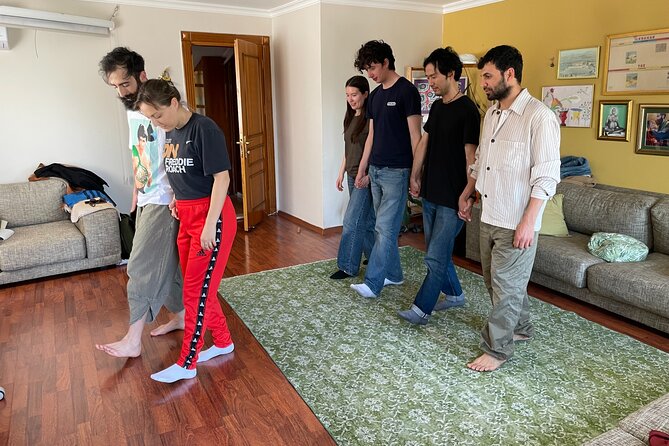 Traditional Wedding Dances Workshop with a Couple at Local Home - Learning the first steps of halay