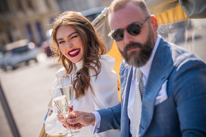 Tuk Tuk Bucharest Romantic Tour with miniBAR - CEC Palace and the former royal center