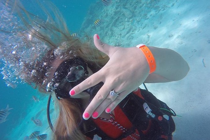 Underwater Marriage Proposal - The private beach is the quiet finish