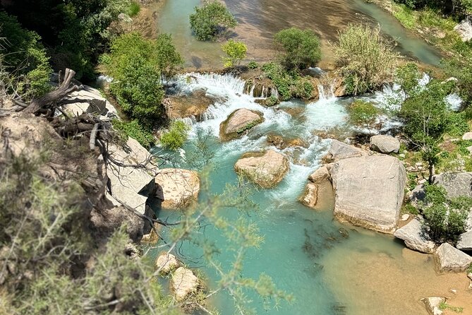 Valencia Tour Montanejos Hot Springs and Waterfall of the Bride - A short hike near Puebla de Arenoso