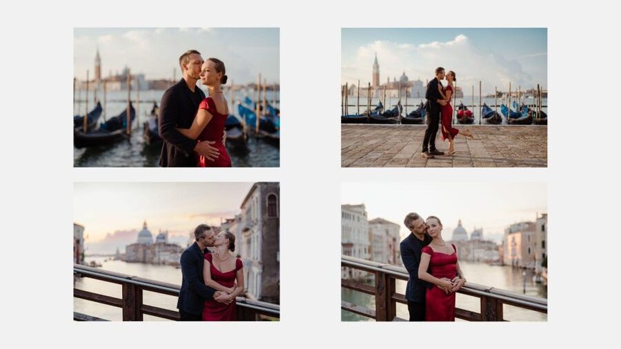 Venice: Elegant couple photos on your vacation - Is $519.45 good value for up to five people?