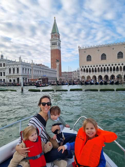 Venice: Romantic sunset cruise on the Venice lagoon - The San Marco Basin from the water