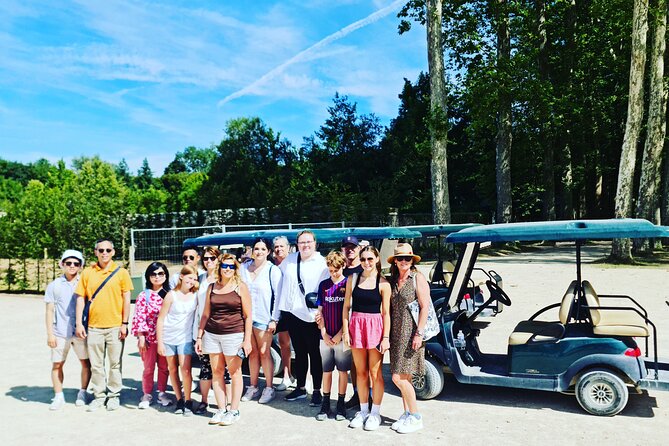 Versailles Golf Cart Guided Tour and Romantic Boat with Champagne - Key points to know before booking