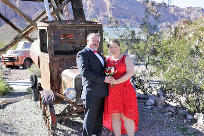 Wedding Ceremony: Nelson Ghost Town - The setting is peaceful, but not polished