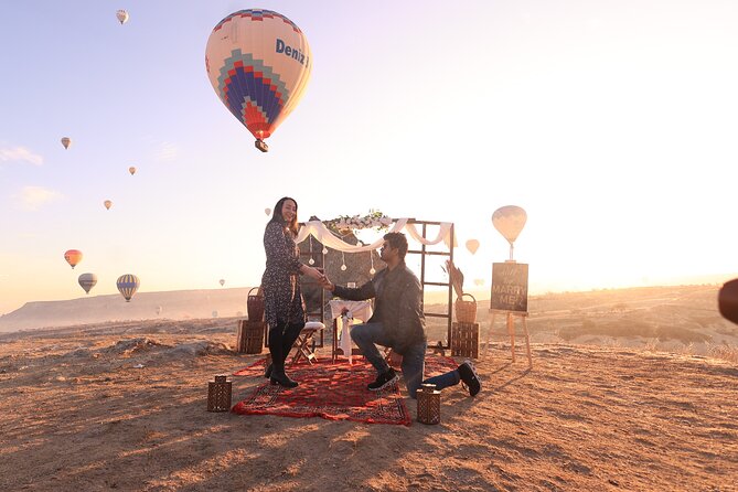 Wedding Proposal and Photoshoot with Hot Air Balloons - The two-hour schedule in practical terms