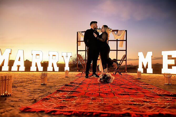 Wedding Proposal and Photoshoot with Hot Air Balloons - A 6:00 am start and a private hotel pickup